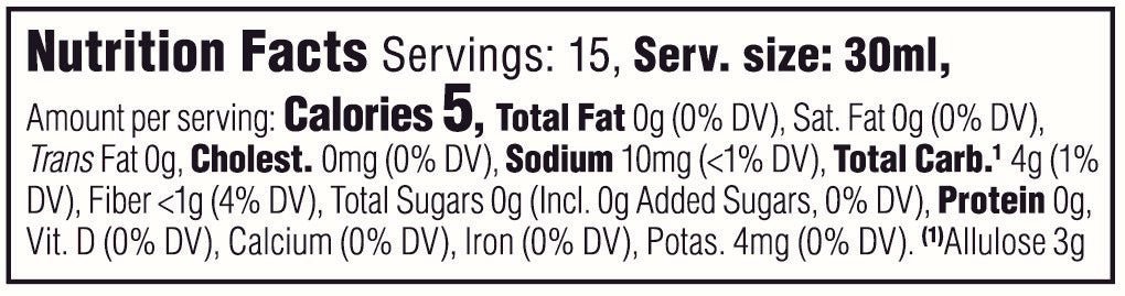 Keystone Pantry Sugar-Free Honey Flavored syrup