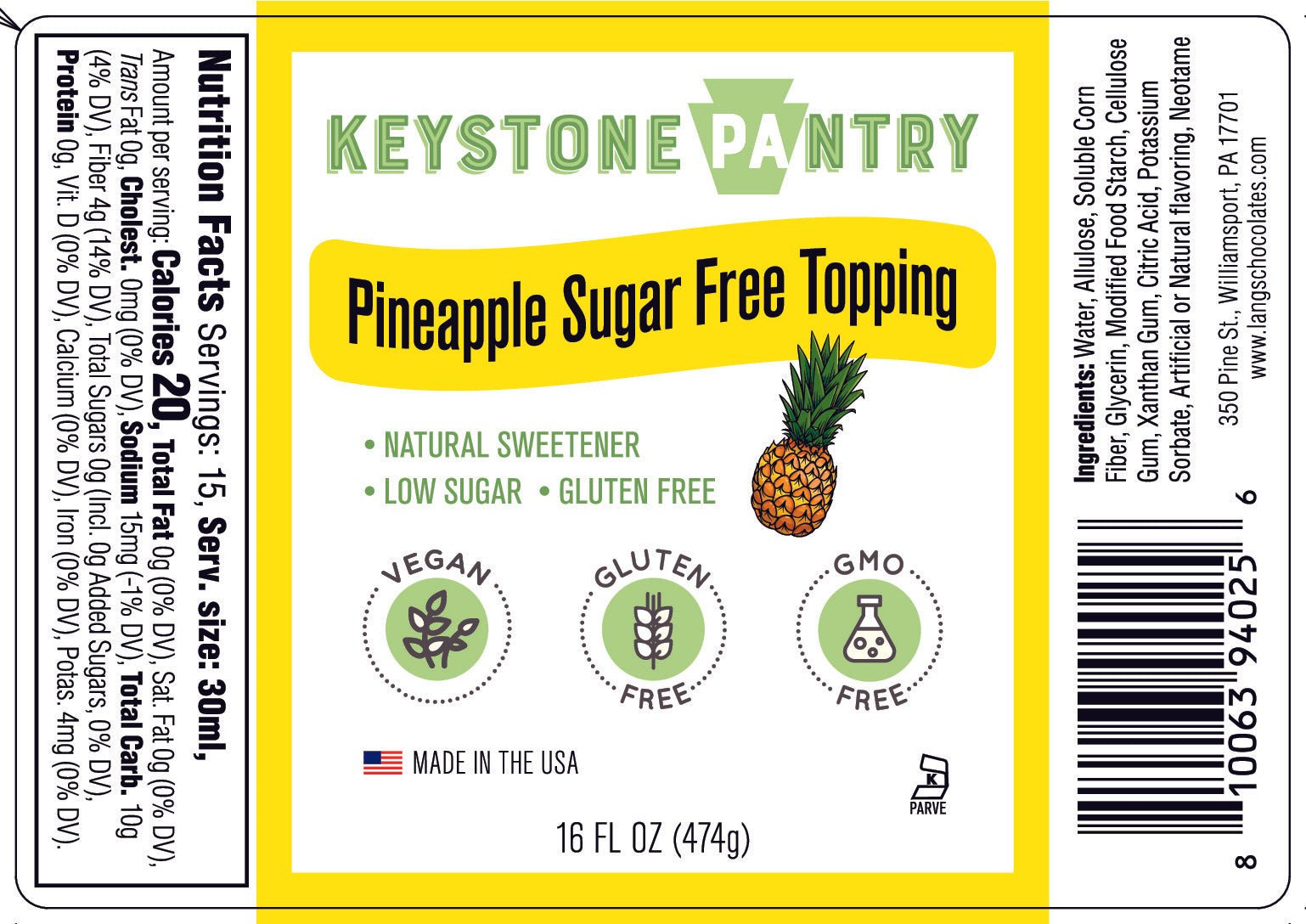 Vegan Kosher Pareve Sugar Free Lifestyle