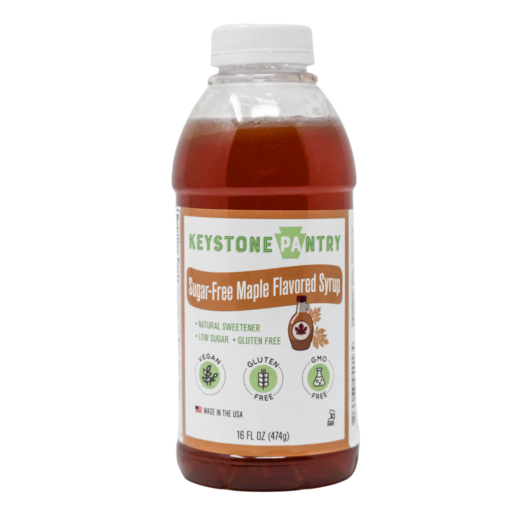 Keystone Pantry Sugar-Free Maple Flavored Syrup