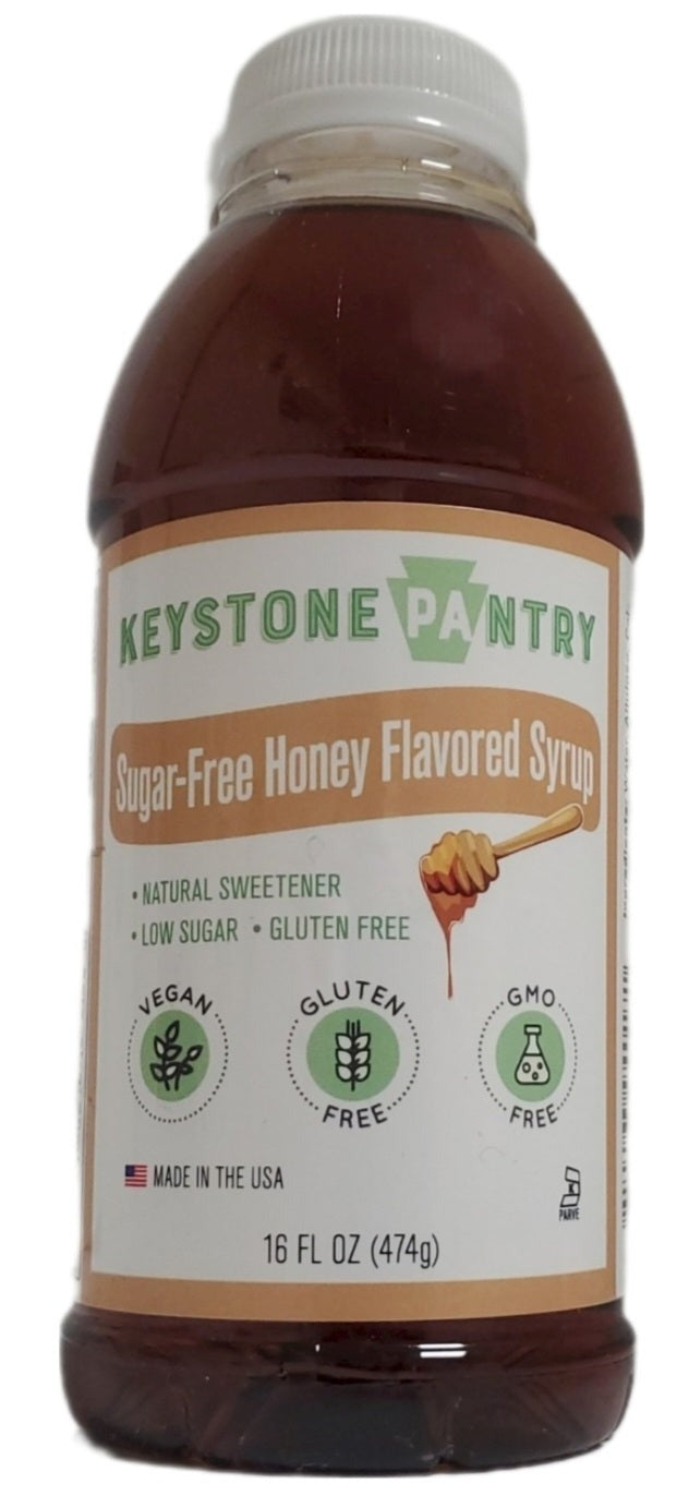 Keystone Pantry Sugar-Free Honey Flavored syrup