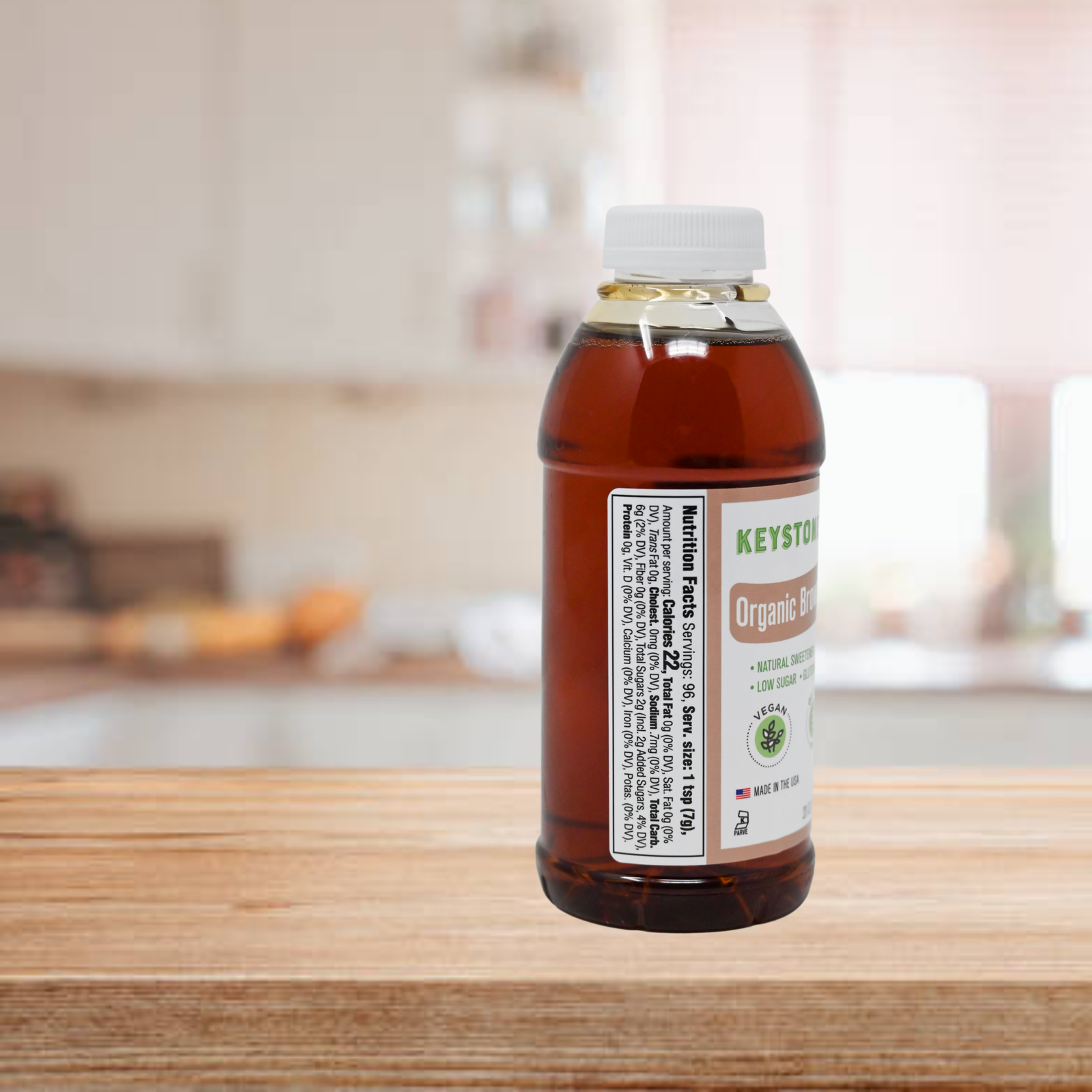 Keystone Pantry Organic Brown Rice Syrup Gluten Free Sugar Substitute