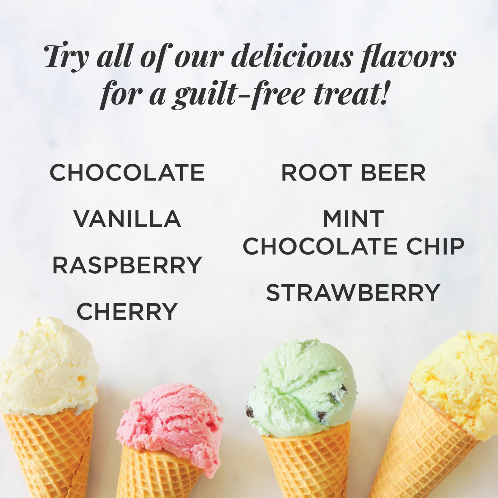 Keystone Pantry Healthy Keto and Diabetic Friendly Ice Cream Mix flavors