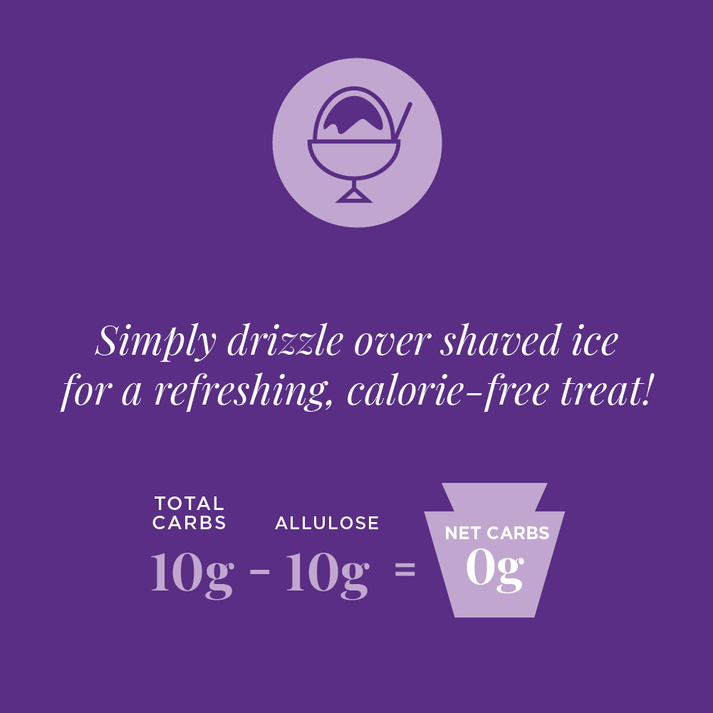 Keystone Pantry Keto Shaved Ice Syrup Grape Calorie-free treat