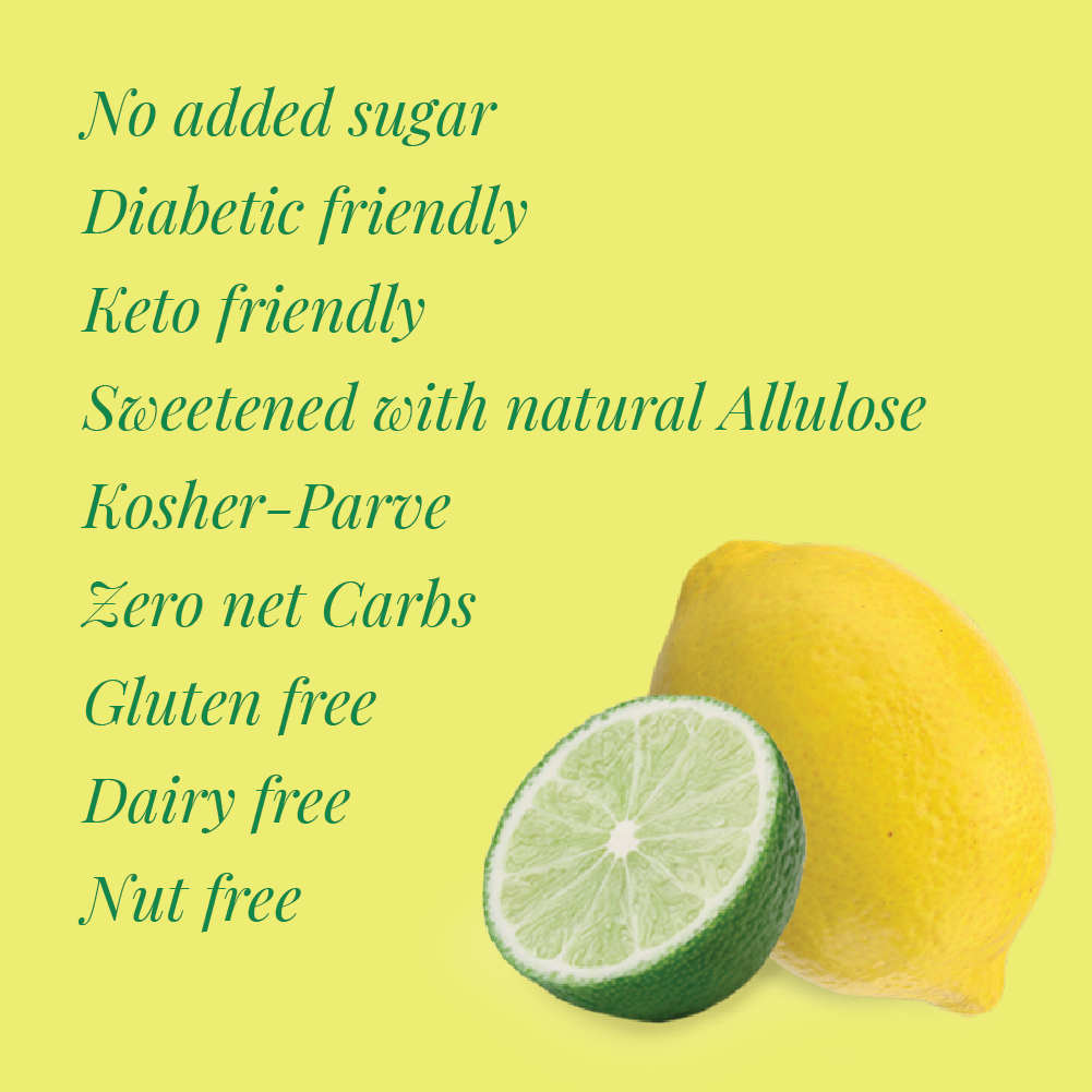 Keystone Pantry Keto Shaved Ice Syrup Lemon Lime promoting  Healthy Lifestyle Choices