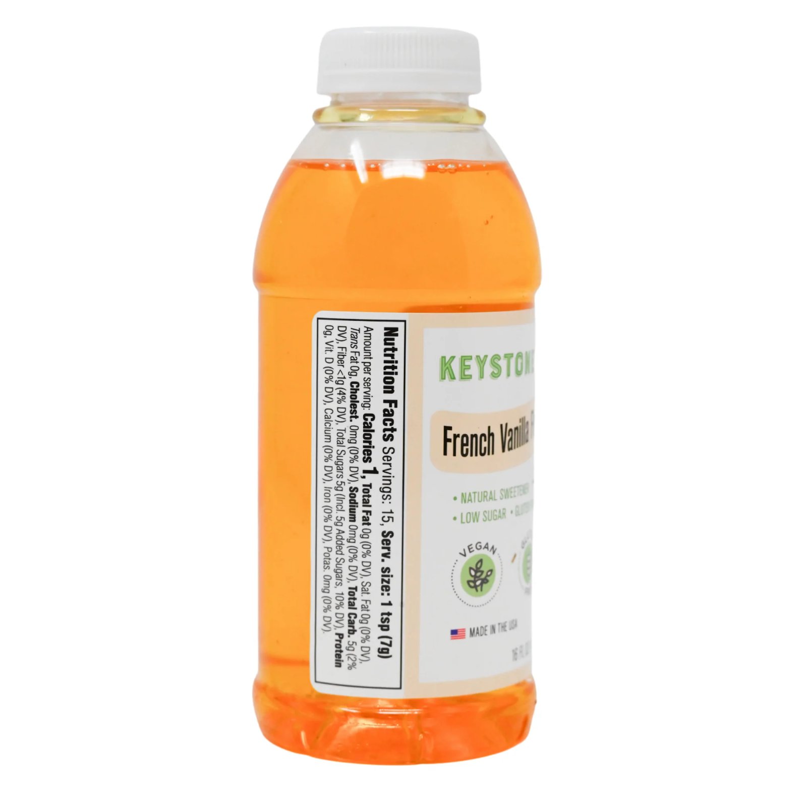 Keystone Pantry French Vanilla Syrup Adding delicious flavor without any Guilt