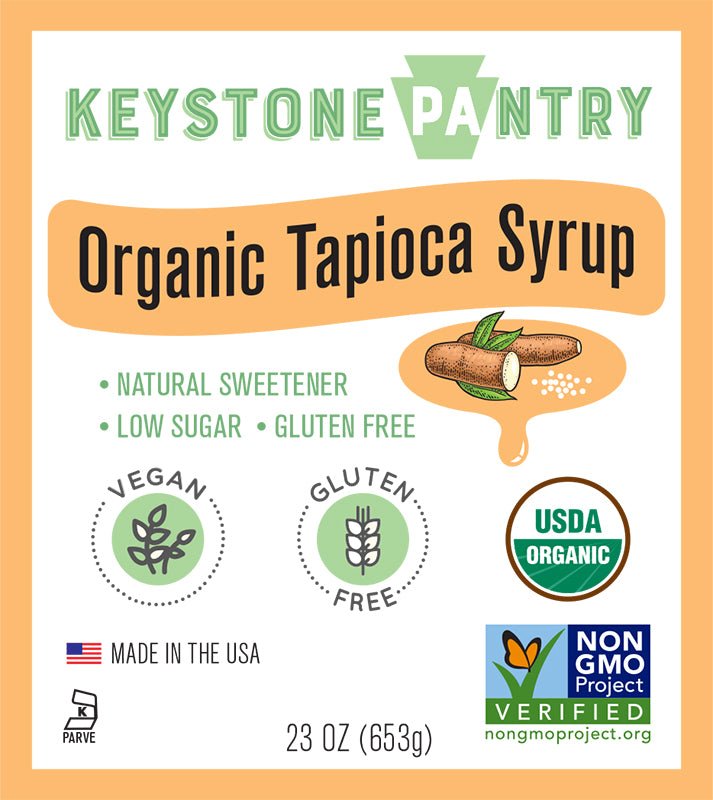Keystone Pantry Organic Tapioca Syrup Diabetic-Friendly. Supports Weight Loss