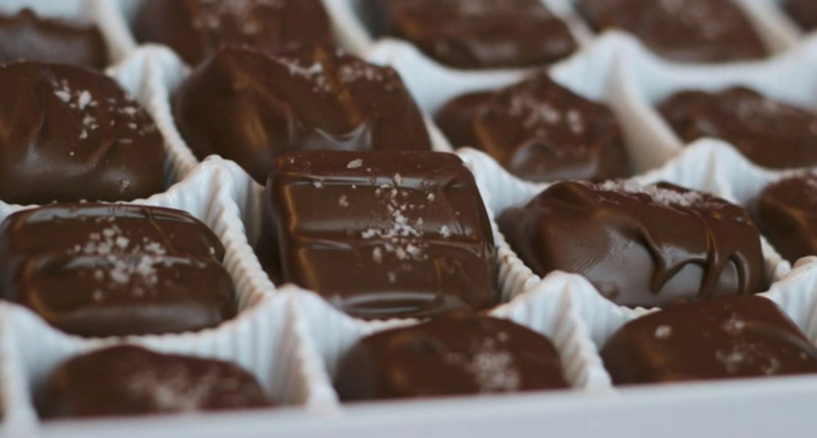 Deliciously Dark Chocolatey Sea Salted Caramels