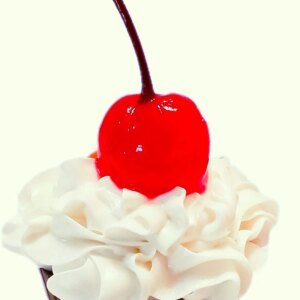 Kahlua Liqueur in Keystone Pantry's Dark Chocolate Shot Glass finished with Whip Cream Topped with a Cherry 