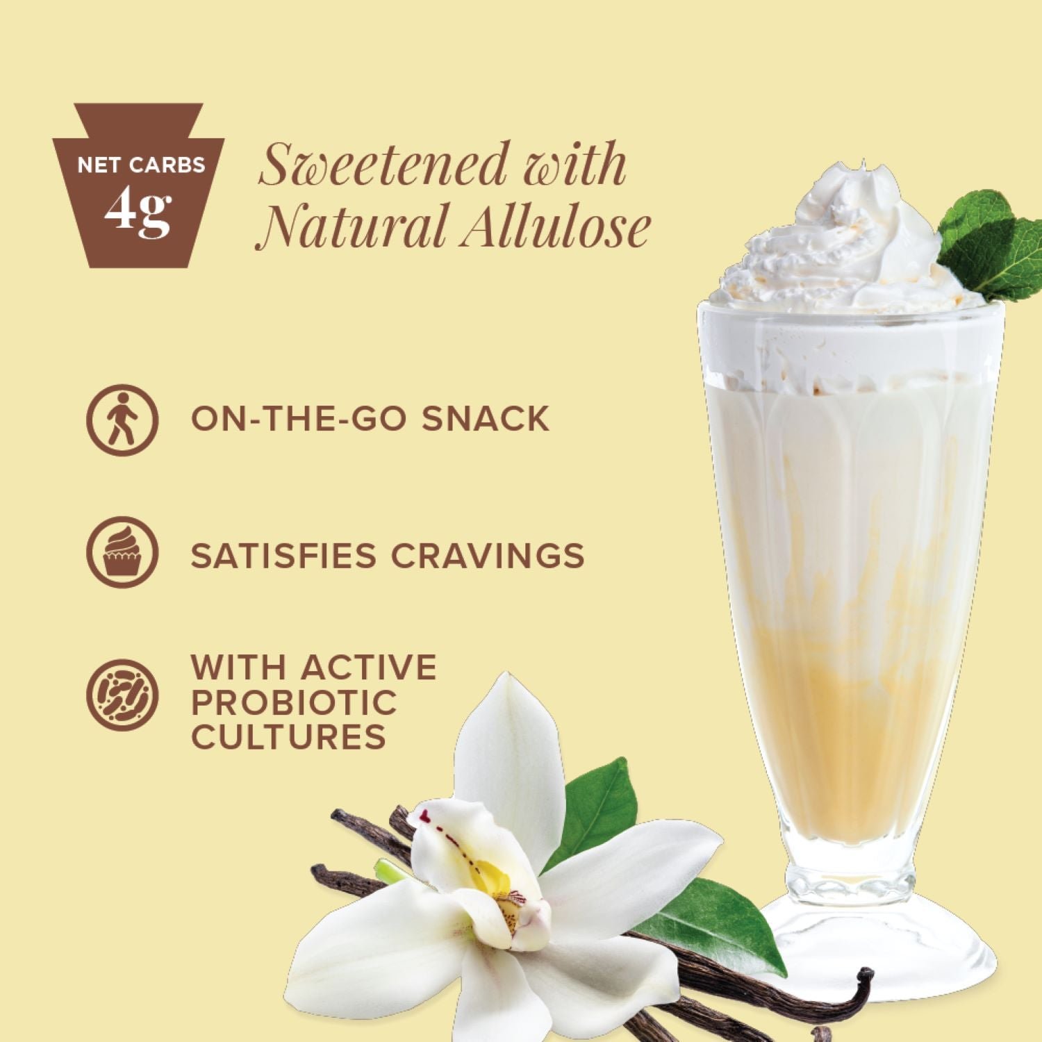 Smoothie Mix with Active Probiotic Cultures Promoting Good Digestive Health