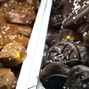 Mixed Milk and Dark Chocolate Sea Salt Caramels